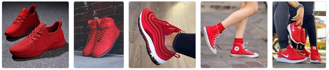 zapatillas rojas